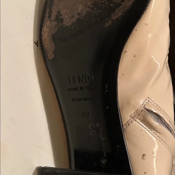 Fendi Black and Cream Go-Go Style Boots - Picture 6 of 6